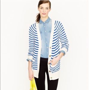 J. Crew Striped Cardigan